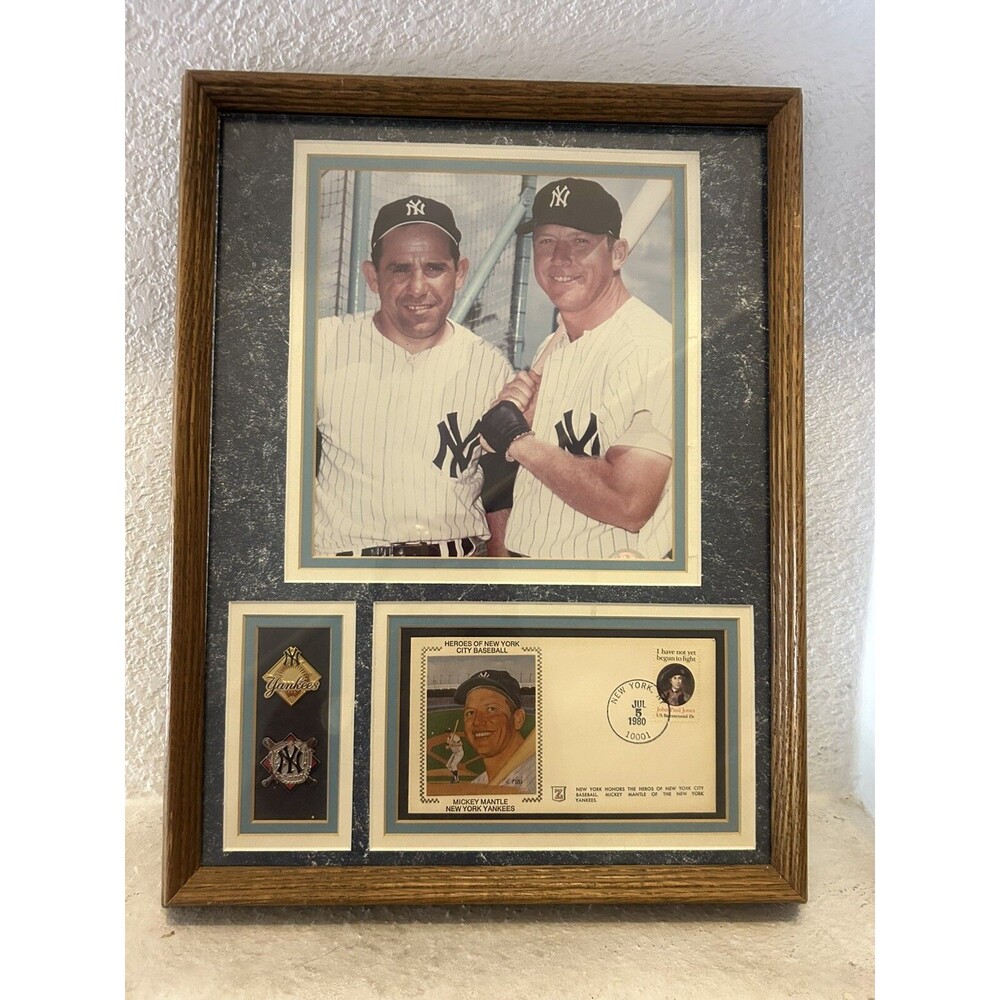 1950-60s Mickey Mantle New York Yankees Stadium Postcard